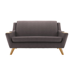 G Plan Vintage The Fifty Five Small 2 Seater Sofa Marl Aubergine